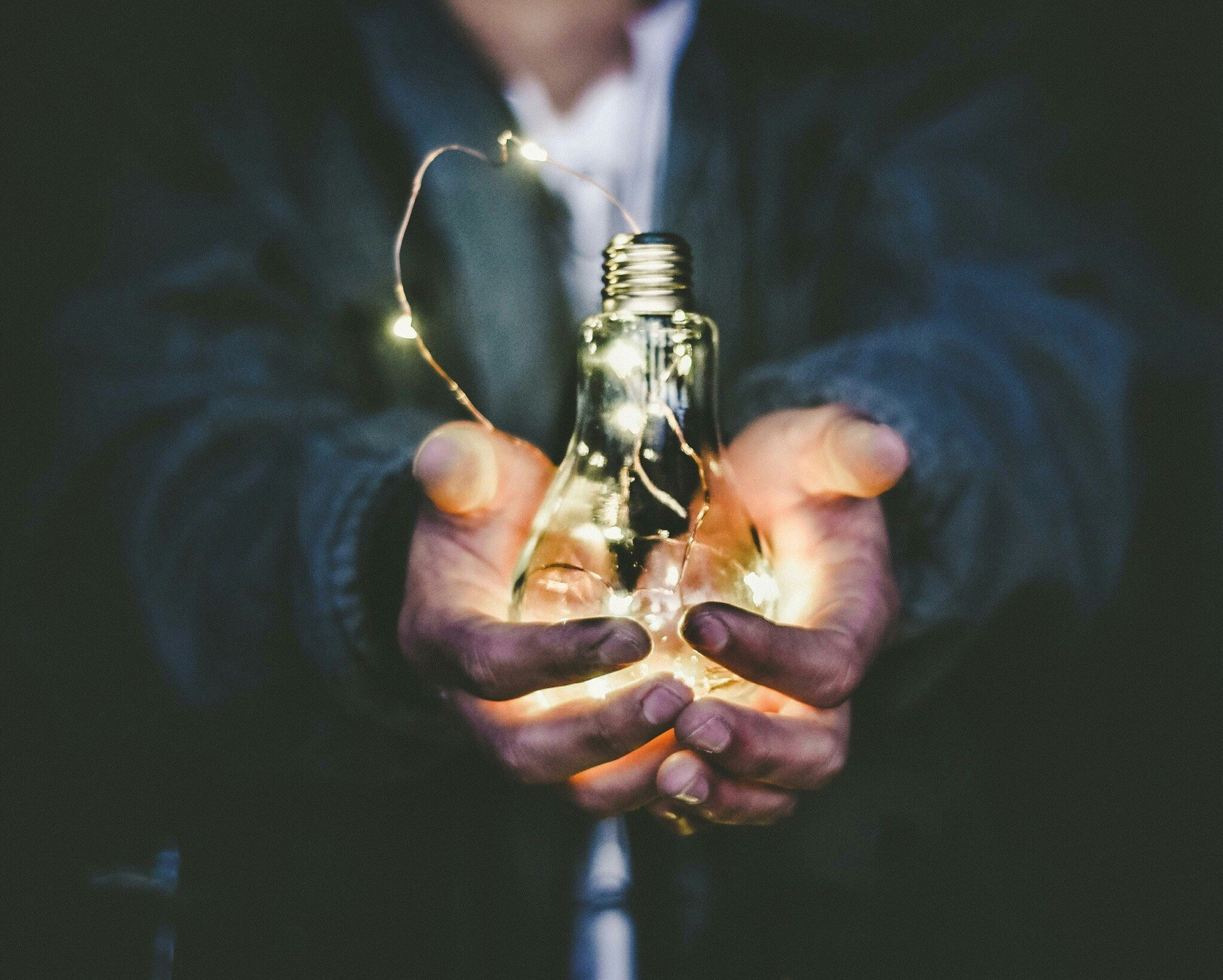 Holding Energy in palm of hand